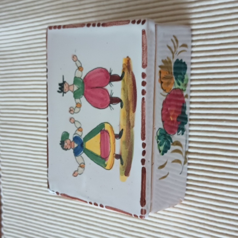 Ceramic Trinket box, made in Italy